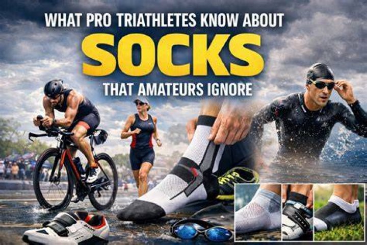 Do professional triathletes wear socks?