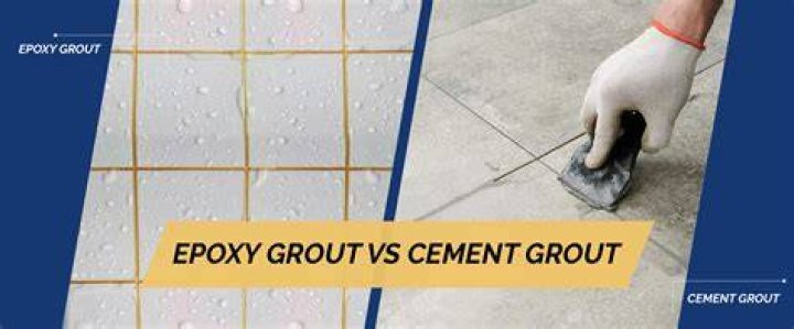 What is the difference between sanded grout and epoxy grout?